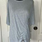 Wrangler BABY BLUE RUCHED BLOUSE. COWGIRL WESTERN Photo 0