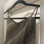 KLAXONS Black & Gold Glitter Strapless Belted Mini Dress Photo 9