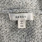 Debut  Womens S/M Open Cardigan Tribal Geometric Pattern Long Sweater Beige Brown Photo 3