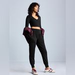 Athleta Salutation Jogger in Black High Rise Yoga Athleisure Travel Size XL Photo 15