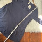 Altar'd State Altar’s State Flowy Navy Waffle Shirt Long Sleeve NWT Photo 6