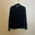 Landau Forward Women’s 3 pocket zip front Scrub Jacket Black Size Large Photo 1