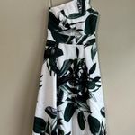 NWT asos leaf white green petite dress Size 2P Photo 0