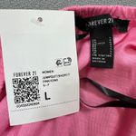 Forever 21  Romper Womens L Pink Icing Jumpsuit Short Strapless Pockets NWT Photo 3