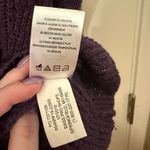 Natural Reflections Dark Purple Textured Knit Hoodie XL Photo 7