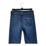 Mother Jeans Women 26 Blue Denim Night Tripper‎ The Insider Crop Fray Streetwear Photo 4