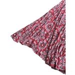 Medallion Print Flowy Maxi Skirt S Boho Free Spirit‎ Hippie Cottagecore Peasant Red Photo 5