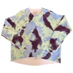 TORY SPORT Cotton Tie Dye Sweater In Ace Blue Tie Dye size small Purple Photo 1