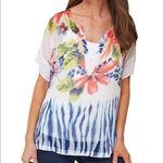 Tommy Bahama Bungaroo blossom 100% silk blouse S Photo 0