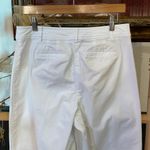 Talbots Wide Leg Crop Chino White Pants - Sz 8P 💚🎀 Photo 4
