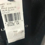 NWT SZ 1X BLACK SWEATER Soft DRESSY TO CASUAL SEE DESCRIPT BELOW NECKLACE Photo 5