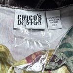 Chico's NWOT Chico’s Velour Button Down Oriental Floral Whimsical Feminine Ethereal XL Photo 7