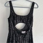 Hello Molly  Sequin Jumpsuit Twilight Romance Black Sz 4 Photo 3