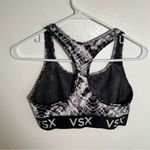 Victoria's Secret VSX Victoria’s Secret Sports Bra Black White Gray Geometric Photo 4