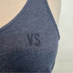 Victoria's Secret Victoria’s Secret cut out cross back navy blue tank top workout activewear Small Photo 2