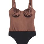 We Wore What  Charmeuse Bodysuit Size 4 Photo 1