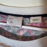 Anthropologie ‎ Postmark Ginny Striped Sweater Floral Layered Blouse Size Small Photo 3