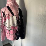 Hello Kitty Pink and Black Hoodie Size M Photo 3