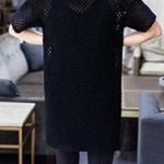 Emerson Fry New York Black Virgin Wool Blend Pullover Knit Dress Size S Black Photo 9