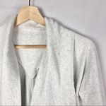 Athleta Light Gray Nirvana Wrap Cardigan Sweater S Photo 4