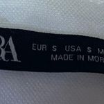 ZARA Women's White Sleeveless Square Neck Cami Camisole Bodysuit Tank Top Size S Photo 2