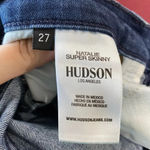 Hudson Jeans HUDSON Natalie Super Skinny Jeans Size 27 Stretch Denim Dark Wash Photo 5