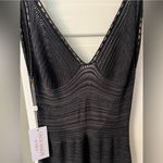 Revolve Torn by Ronny Kobo Black Madi Knit Open Back Bodycon Bohemian Beach Summer Dress Photo 6