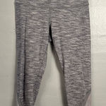 Lululemon  Gray leggings with scalloped bottom Photo 0
