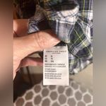 American Eagle Outfitters Plaid Button Down Shirt Blue Green loose fit boxy XL Photo 9
