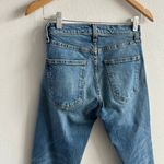 Veronica Beard  Ines 10.75 Girlfriend Jeans in Pipeline Frayed Hem Cropped 26 Photo 5