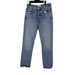 AGOLDE Riley Long Straight Jeans in Cove Photo 2