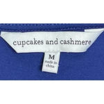 Cupcakes and Cashmere Blue Cross Panel Sheath Dress NWT Medium Photo 9