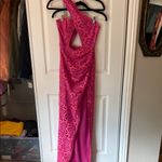 Katie May NWOT  Pink Cut Out One Shoulder Maxi Dress Photo 1