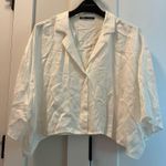 ZARA  White Satin Top Photo 0