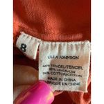 Ulla Johnson Viola Ruffled Linen Wide Leg Jumpsuit in Chili Pockets Size 8 Photo 9