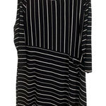 Habitat  knit pullover dress back & white stripe XL Photo 0