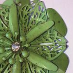 Vintage Green Floral Boho Earrings Photo 3