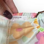 Peppermayo Small Floral Slit Maxi Skirt Beach Coverup Sarong Flowy Gold Hoop Photo 3