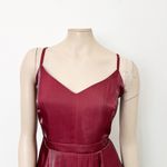 Torrid [] Red Liquid Look Taffeta Satin Fit & Flare Dress Pockets Sweetheart 14 Photo 3