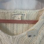 Aeropostale  Ivory Knit Sweater Size Medium Photo 2