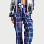 Victoria's Secret 
Flannel Long Pajama Set Photo 3