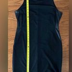 Cato blk sleeveless dress w/faux leather sides. M Photo 6