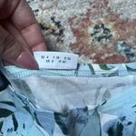 Akris Punto Women's  Blue Floral Hawaiian Short Sleeve T-Shirt Top Size 4 Photo 7