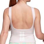 Adidas White / Pink Hyperglam Aeroready Training Tank Top Photo 1