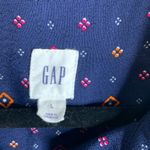 Gap  Blue Diamond Print Sleeveless Shirt Dress Sz Small Photo 11