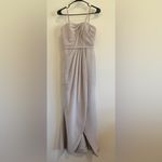 Kleinfeld Chiffon Bridesmaid dress CAPUCCINO Tan Size 2 Photo 8
