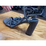 Badgley Mischka Women's Rebekah Shimmer Strappy Heeled Sandals Size 6 S16 Photo 4