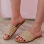 Soda Raffia Strap Woven Sandal Photo 2