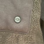 UGG  Women's Myley Sherpa Hoodie color Gray Sz Large Photo 13