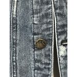 Free People  Jean Jacket Hoodie Casual Grunge Cotton Fall Indie Distressed XS Photo 1